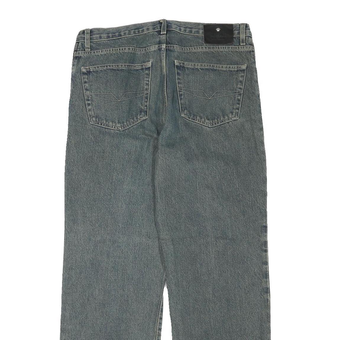 VERSACE JEANS COUTURE Mens Jeans Blue Regular Straight Denim Light W35 L31
