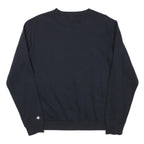 CHAMPION Boys Black Cotton Blend Crew Neck 2XL Logo Print Sweatshirt