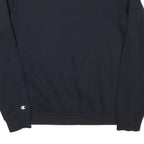 CHAMPION Boys Black Cotton Blend Crew Neck 2XL Logo Print Sweatshirt