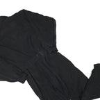 EDDIE BAUER Womens Black Dungarees Regular Fit Polyester Blend S W28 L29 Belted