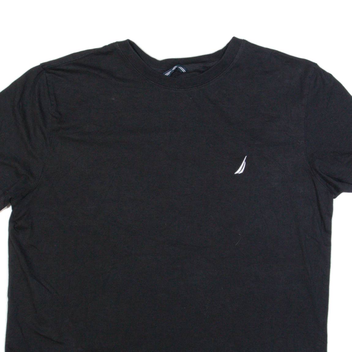 NAUTICA Womens T-Shirt Black L