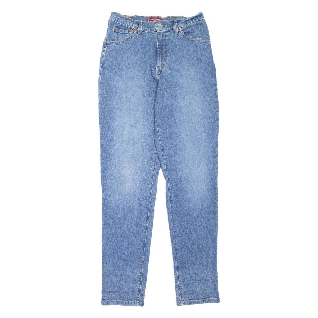 LEVI'S 512 Womens Jeans Blue Regular Mom Stone Wash W28 L32