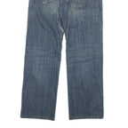 DIESEL Mens Jeans Blue Regular Straight Denim Medium W30 L30 Classic Zip Pocket