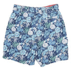 NAUTICA Mens Shorts Blue Floral Pattern M W30 Lightweight Swimwear Beachwear