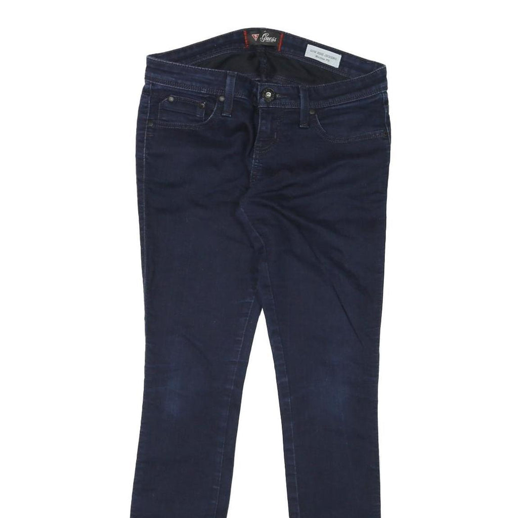 GUESS Womens Jeans Blue Slim Skinny Denim Medium W29 L31 Stylish Comfortable