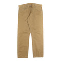 CARHARTT Mens Beige Regular Fit Straight Denim Jeans W34 L30 Cotton Blend Zip