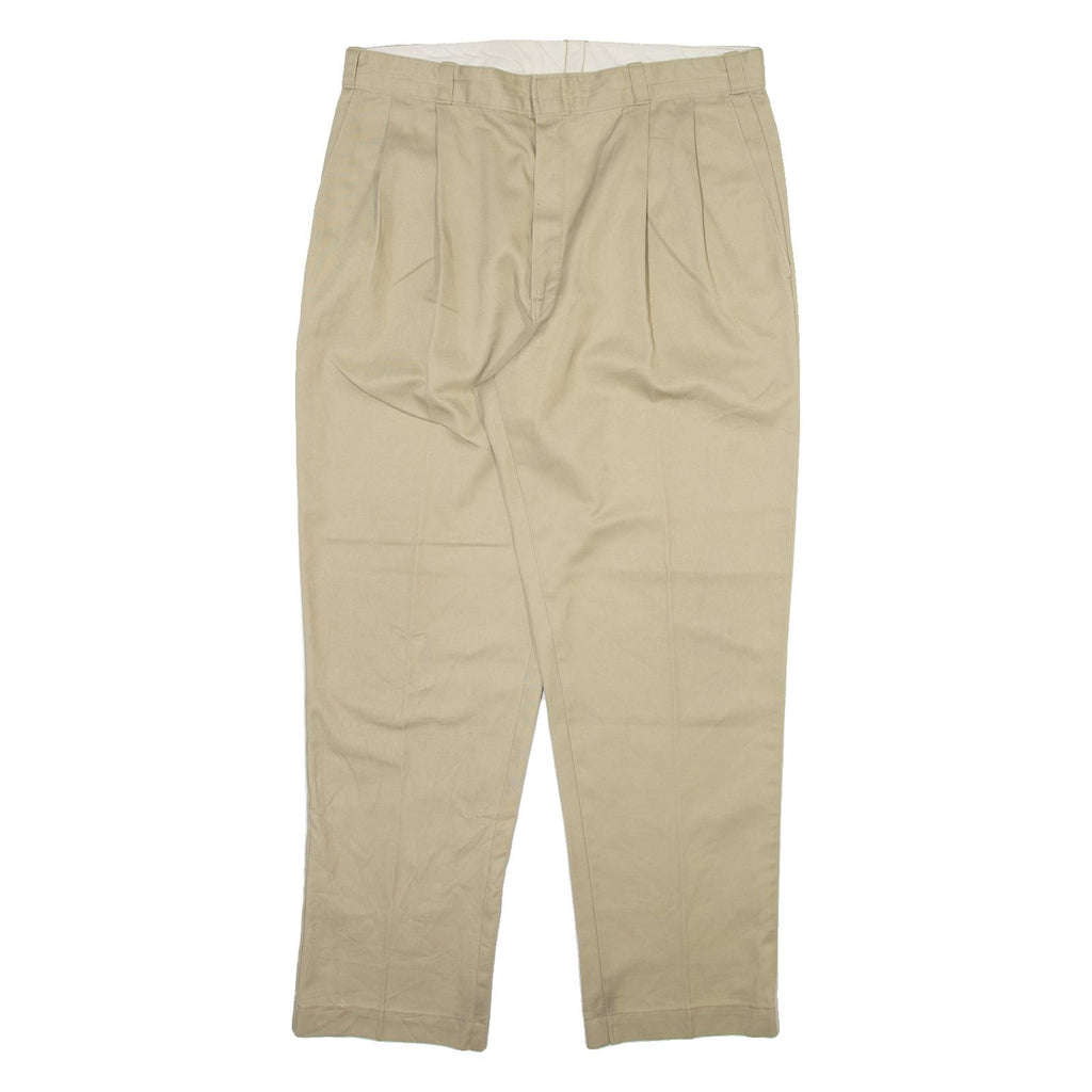 DICKIES Mens Trousers Beige Relaxed Tapered W34 L30