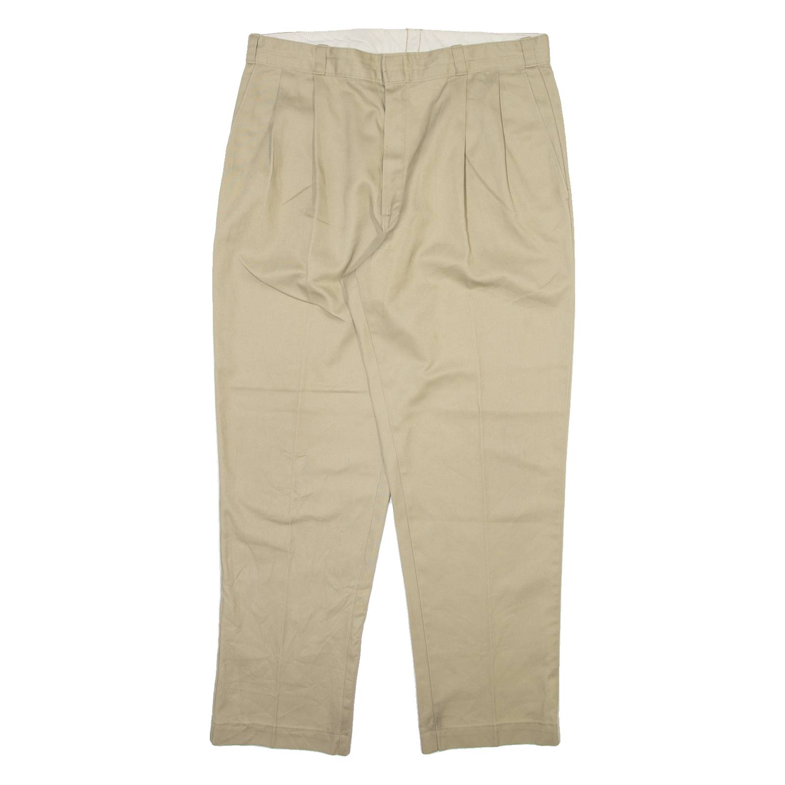DICKIES Mens Trousers Beige Relaxed Tapered W34 L30
