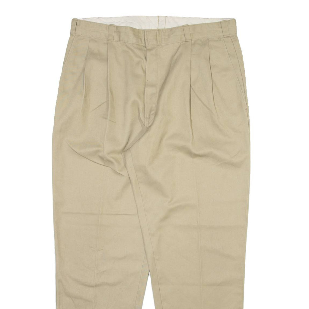 DICKIES Mens Trousers Beige Relaxed Tapered W34 L30