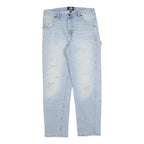 DICKIES Mens Light Blue Regular Fit Straight Denim Jeans W30 L28 Workwear Style