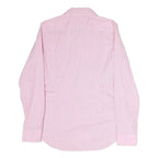 RALPH LAUREN SPORT Mens Pink & White Striped Cotton Shirt M Casual Classic