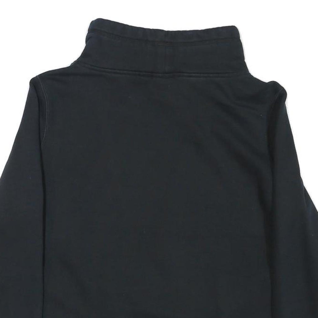 PUMA Womens Black Cotton Blend Crew Neck Sweatshirt M Logo Print