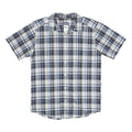 PATAGONIA Mens Blue Plaid Cotton Blend Shirt M Casual Summer Everyday