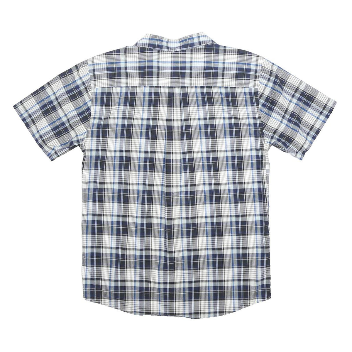 PATAGONIA Mens Blue Plaid Cotton Blend Shirt M Casual Summer Everyday
