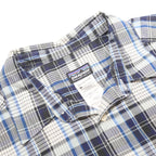 PATAGONIA Mens Blue Plaid Cotton Blend Shirt M Casual Summer Everyday