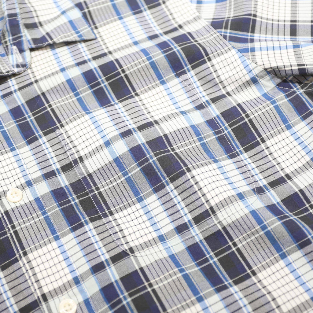 PATAGONIA Mens Blue Plaid Cotton Blend Shirt M Casual Summer Everyday