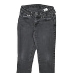 LEVI'S Womens Slim Black Denim Slim Jeans Cotton Blend W26 L26 Classic Fit