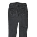 LEVI'S Womens Slim Black Denim Slim Jeans Cotton Blend W26 L26 Classic Fit
