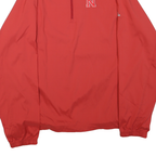 ADIDAS Mens Red XL Polyester Blend Jacket Zip Climacool Casual Lightweight