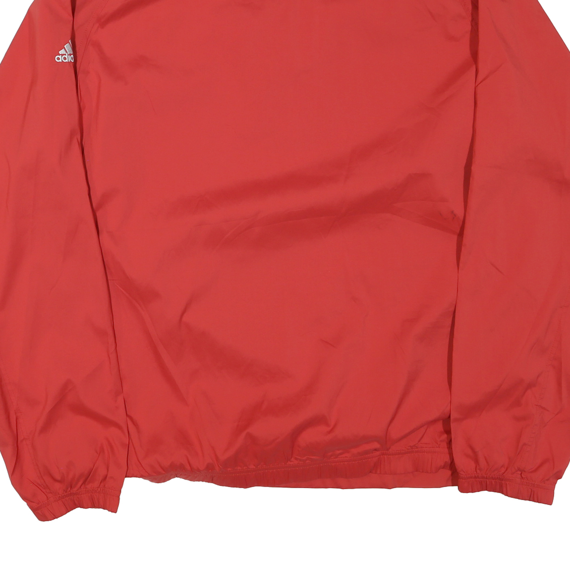 ADIDAS Mens Red XL Polyester Blend Jacket Zip Climacool Casual Lightweight