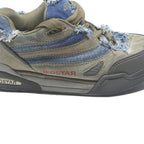BIGSTAR Mens Distressed Low Top Trainers Beige & Blue Synthetic UK 9.5 Casual