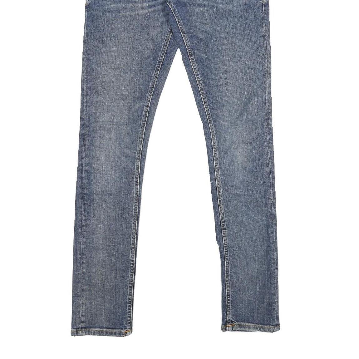 Womens Blue Regular Fit Skinny Denim Medium Wash Jeans W29 L31 Classic Cotton