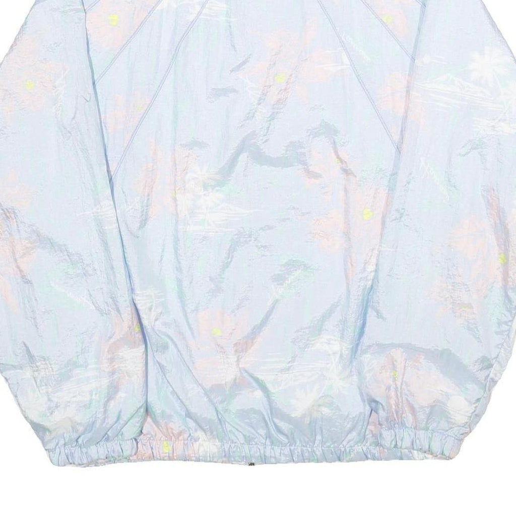 ACTIVE Womens Blue Nylon Zip Jacket L Lightweight Casual Outdoor