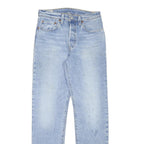 LEVI'S 501 Womens Jeans Blue Regular Straight Denim Light W26 L29 Classic Fit