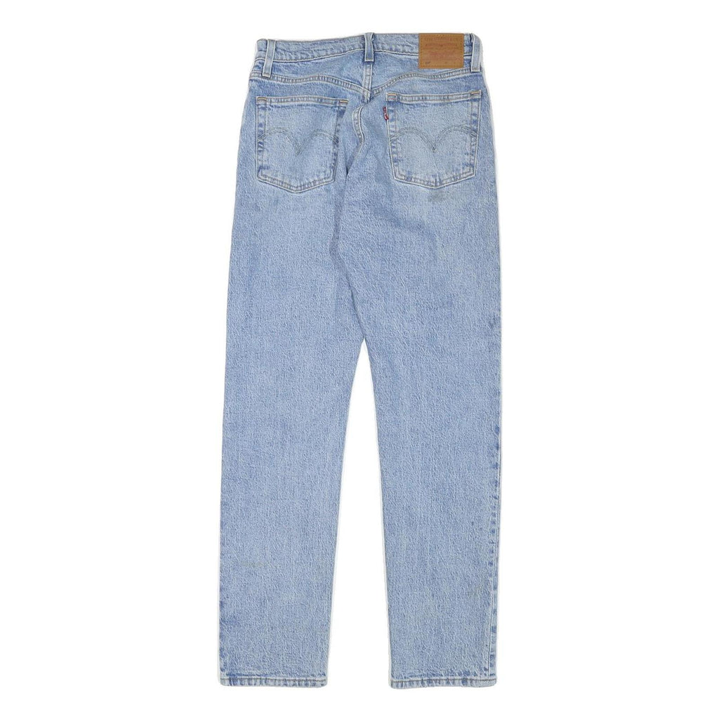 LEVI'S 501 Womens Jeans Blue Regular Straight Denim Light W26 L29 Classic Fit