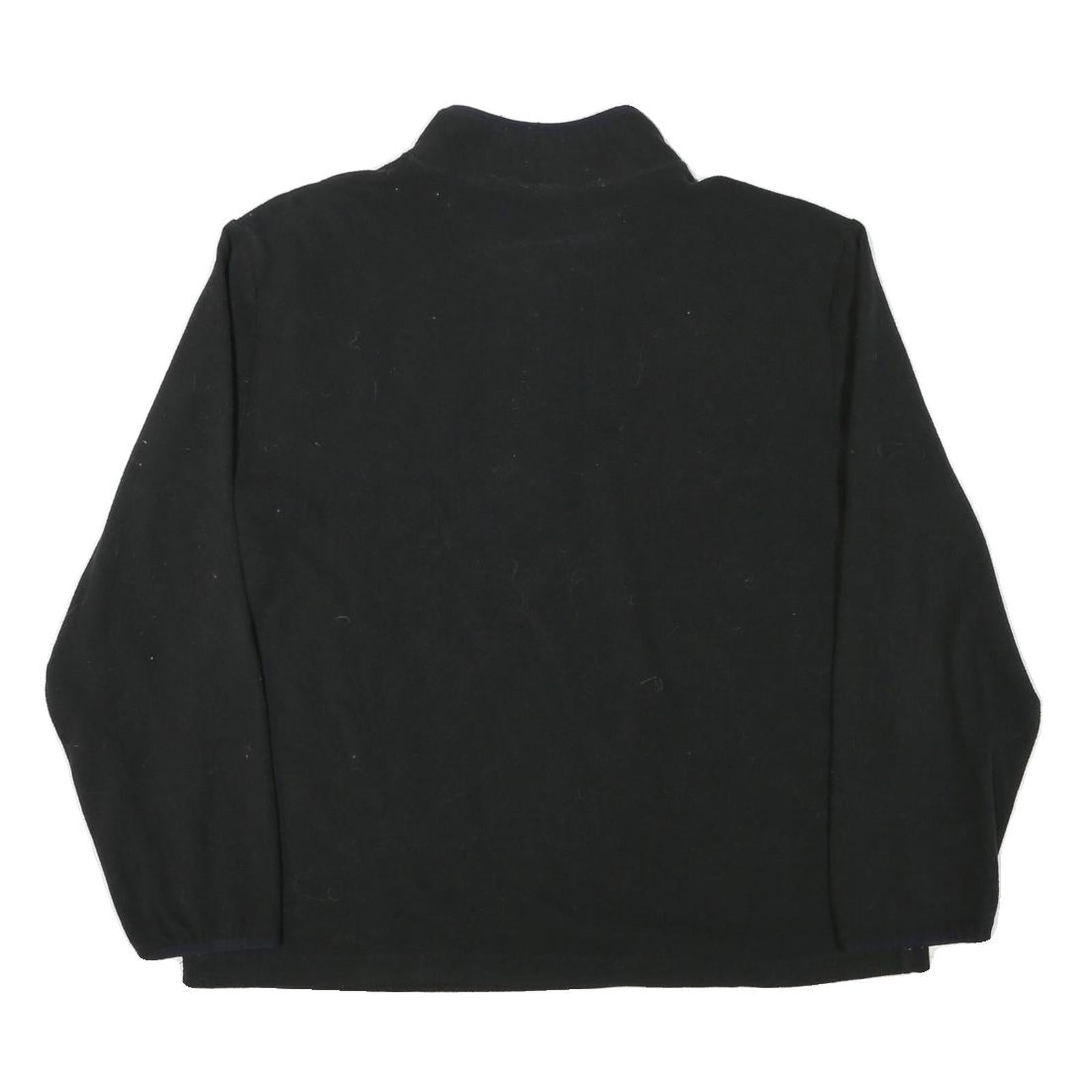 STARTER Mens Black Mott Bears Patterned Pullover Crew Neck Knit Size L Polyester