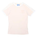 ADIDAS ORIGINALS Mens Cream & White Modern T-Shirt S Short Sleeve Crew Neck