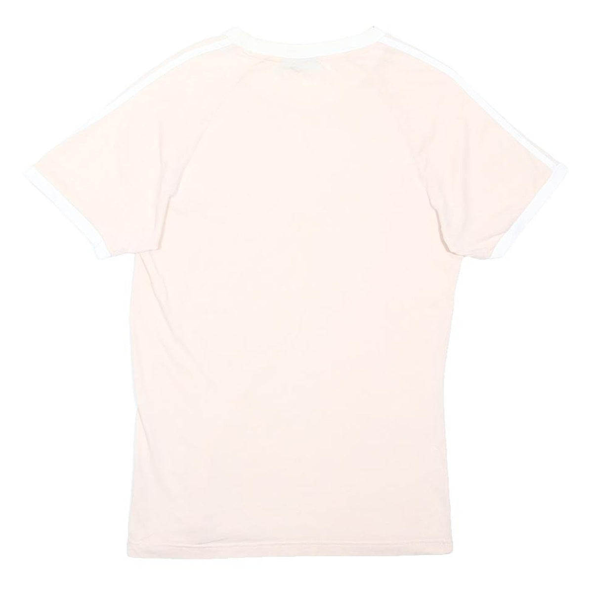 ADIDAS ORIGINALS Mens Cream & White Modern T-Shirt S Short Sleeve Crew Neck