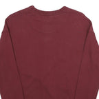 AMERICA TODAY Mens Maroon USA Crew Neck S Cotton Sweatshirt Pullover Casual