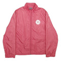 NIKE Womens Pink Lightweight Zip Jacket L Polyester Clima-Fit Sportswear