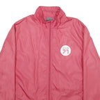 NIKE Womens Pink Lightweight Zip Jacket L Polyester Clima-Fit Sportswear