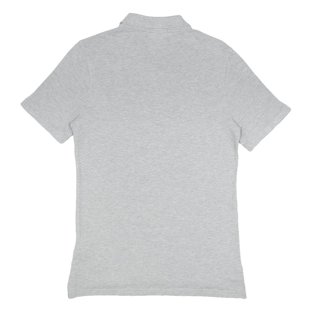 NIKE Mens Grey Short Sleeve Plain S Cotton Polo Shirt Logo Casual Sports