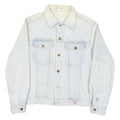 GEORGES MARCIANO Mens Blue Denim Jacket L Cotton Blend Button Closure Classic