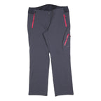 CMP Womens Polyester Blend Grey Zip Regular Fit Straight Trousers W36 L30