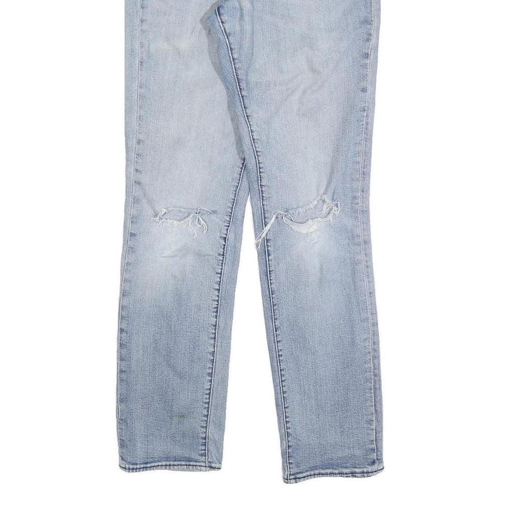 LEVI'S 511 Big E Mens Jeans Blue Slim Skinny Denim Light W32 L30 Distressed