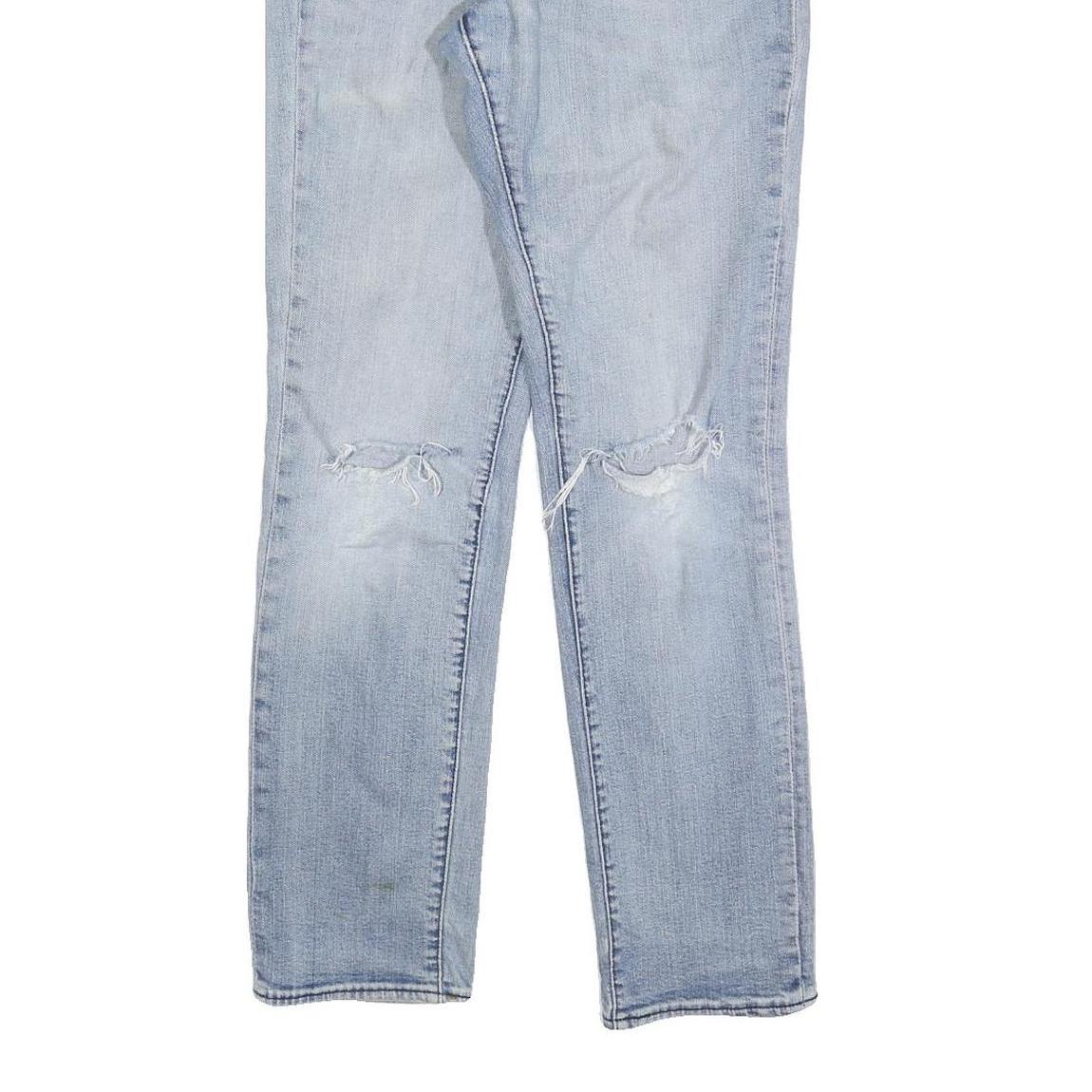 LEVI'S 511 Big E Mens Jeans Blue Slim Skinny Denim Light W32 L30 Distressed