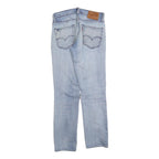 LEVI'S 511 Big E Mens Jeans Blue Slim Skinny Denim Light W32 L30 Distressed