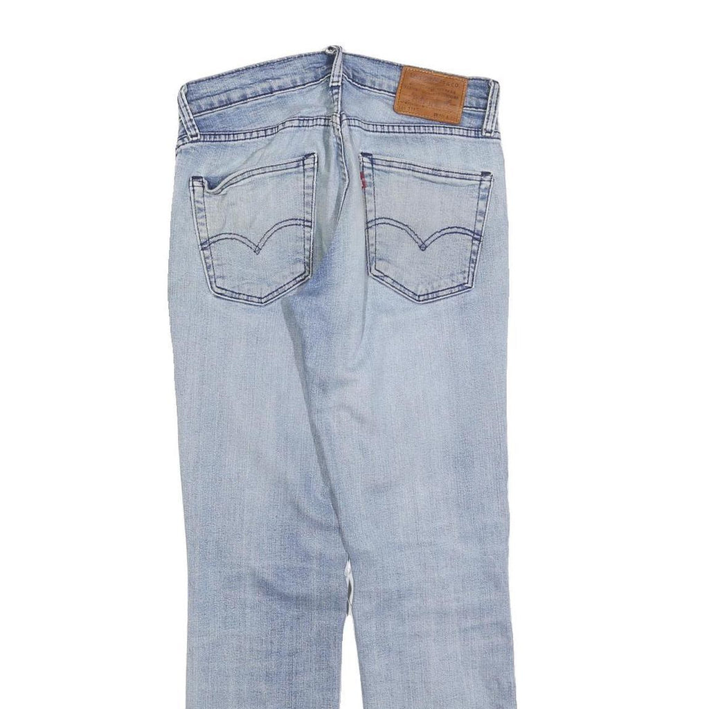 LEVI'S 511 Big E Mens Jeans Blue Slim Skinny Denim Light W32 L30 Distressed