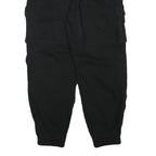 FB SISTER Womens Black Relaxed Cargo Jogger Trousers W26 L26 Cotton Blend