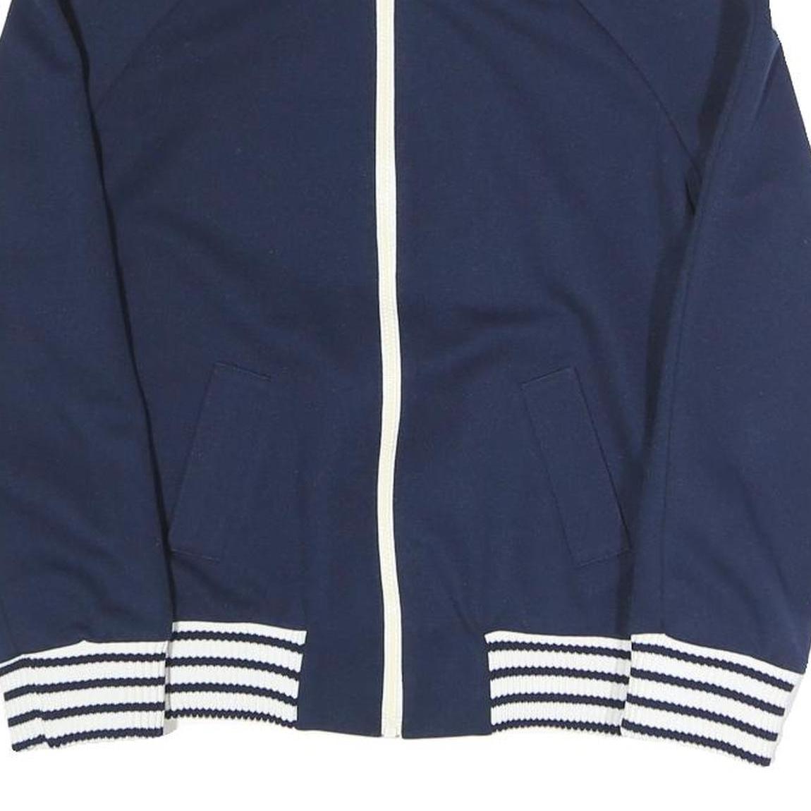 KORET OF CALIFORNIA Mens Navy Blue Jacket S Polyester Blend Classic Zip Casual