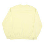 CHAMPION Mens Yellow Crew Neck L Cotton Blend Casual Sweatshirt