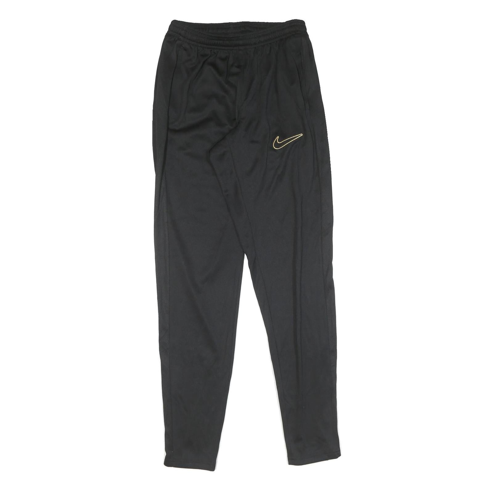 NIKE Mens Joggers Black Slim Tapered S W22 L29 Sports Casual Pants