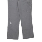 CARHARTT Womens Cotton Blend Grey Regular Straight Trousers W32 L30 Workwear