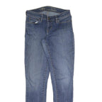 LEVI'S Womens Slim Blue Denim Jeans Cotton Blend Zip W26 L31 Classic Style