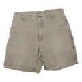 CARHARTT Mens Shorts Beige Casual M W34 Cotton Blend Durable Workwear