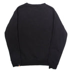 ELLESSE Womens Sweatshirt Black Crew Neck UK 10